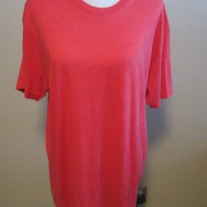 NEXT LEVEL APPAREL WOMEN'S RED HEATHER T-SHIRT NWOT XL